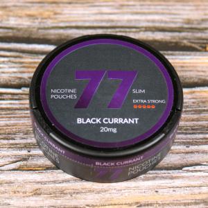 77 Nicopods 20mg Nicotine Pouches - Blackcurrant - 1 Tin