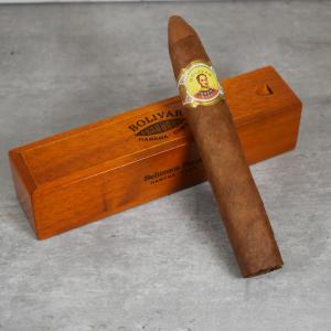 Bolivar Belicosos Finos Cigar - 1 Single in Varnished Slide Lid Box (Coffin)